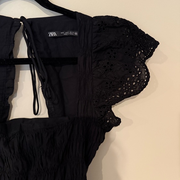 Zara Elegant Black Maxi Dress - Picture 7 of 9